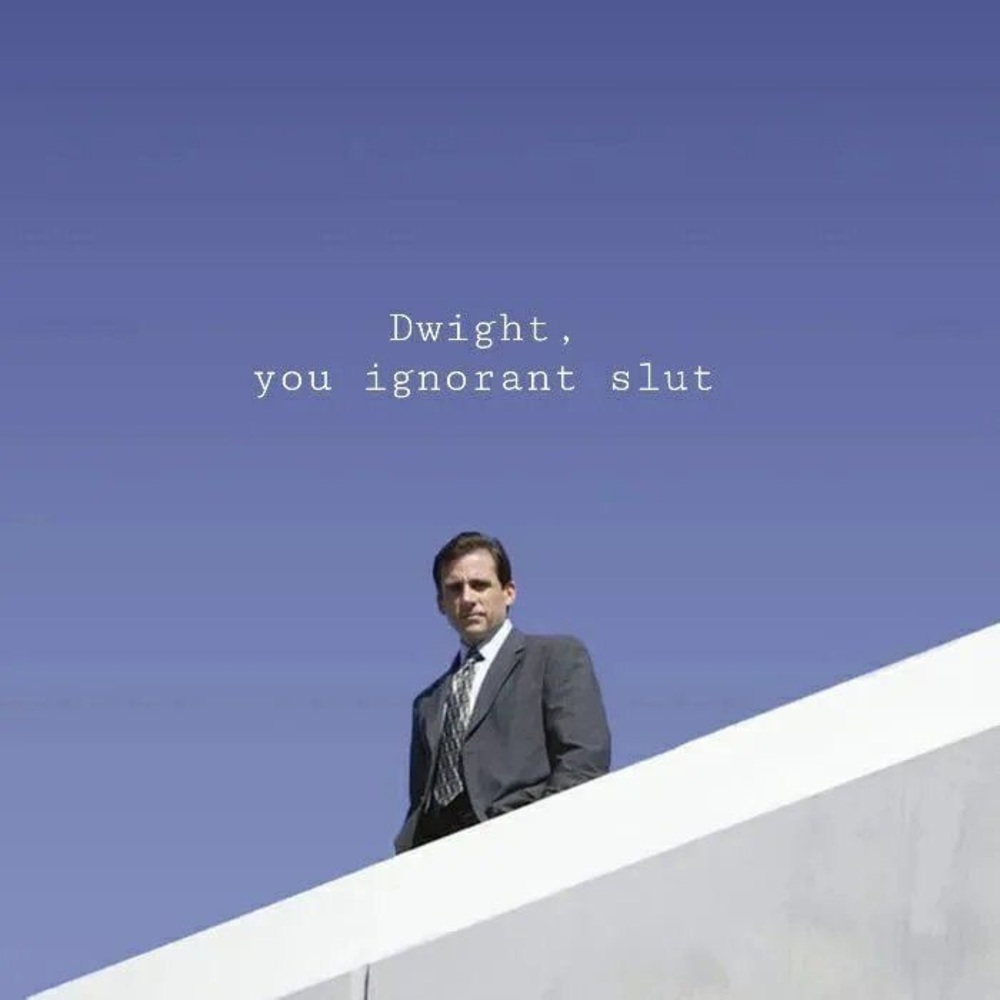 Dwight doesn’t understand ✨
